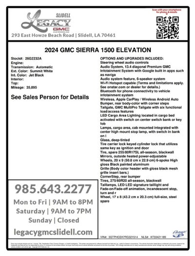 2024 GMC Sierra 1500 Elevation