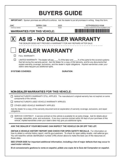 2025 GMC Sierra 1500 SLT
