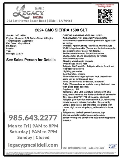 2024 GMC Sierra 1500 SLT