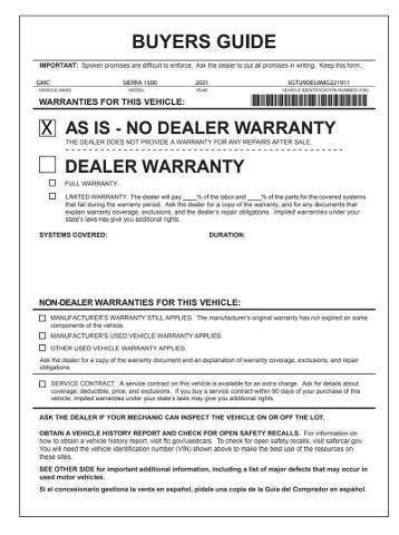 2021 GMC Sierra 1500 SLT