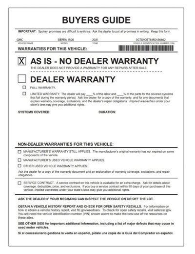 2021 GMC Sierra 1500 SLT