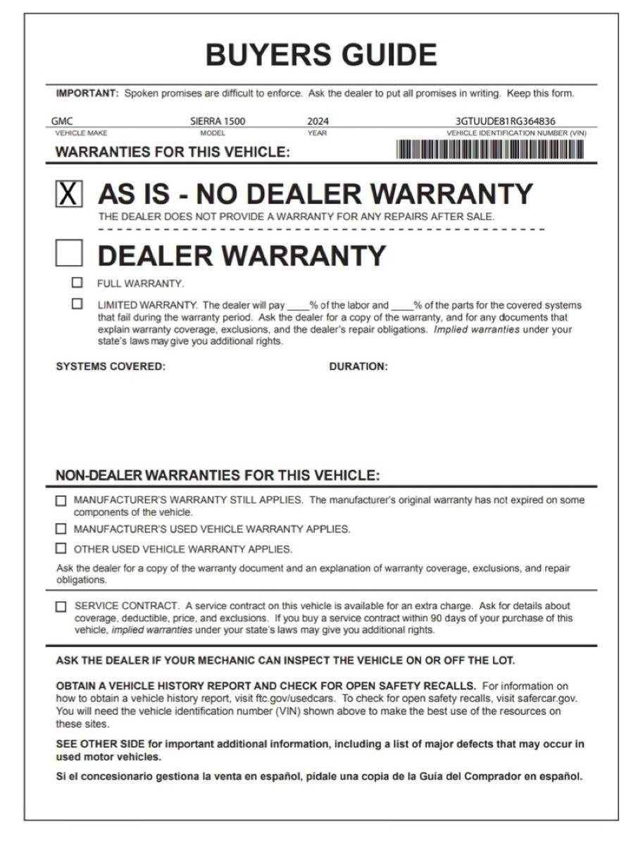 2024 GMC Sierra 1500 SLT