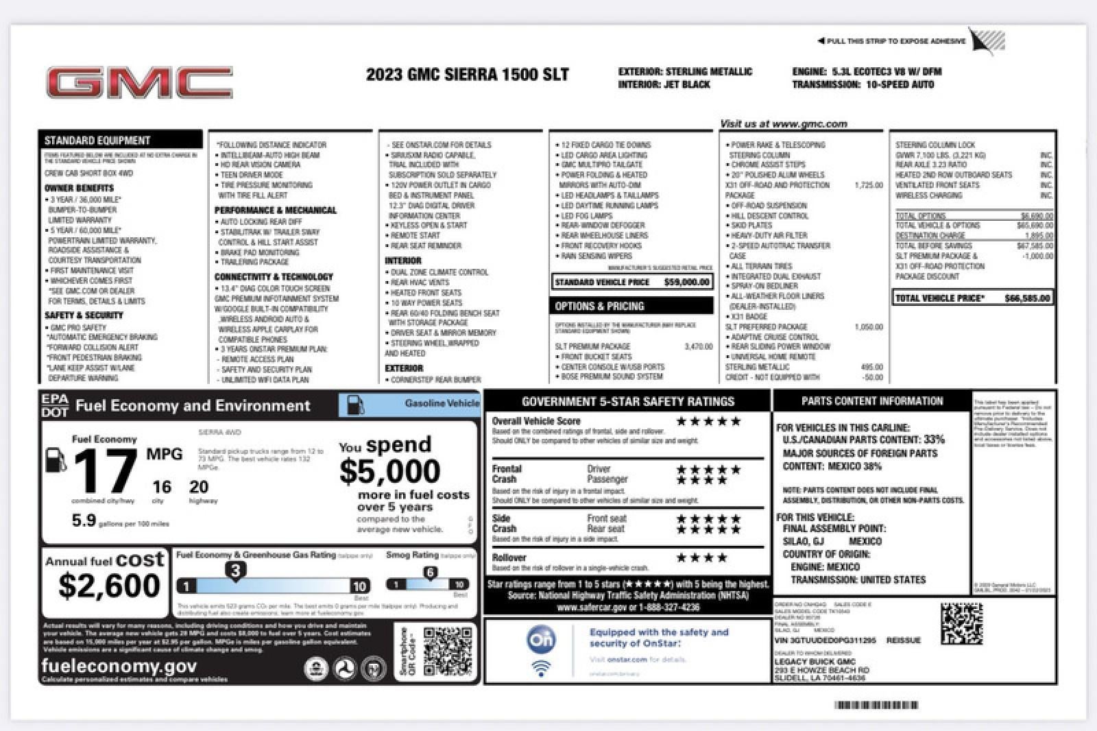 2023 GMC Sierra 1500 SLT