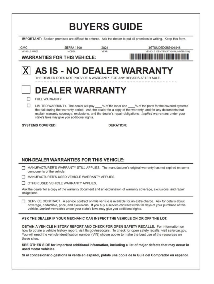 2024 GMC Sierra 1500 SLT