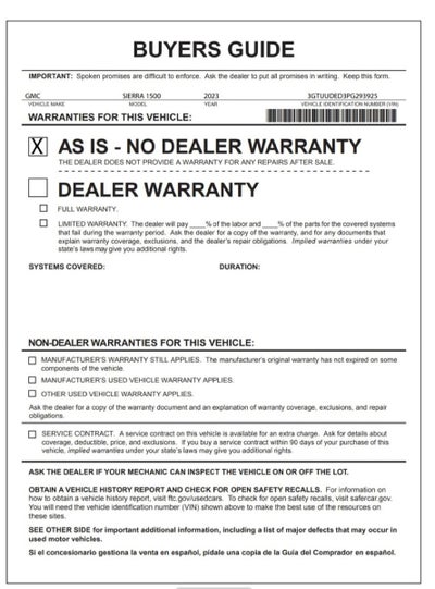 2023 GMC Sierra 1500 SLT