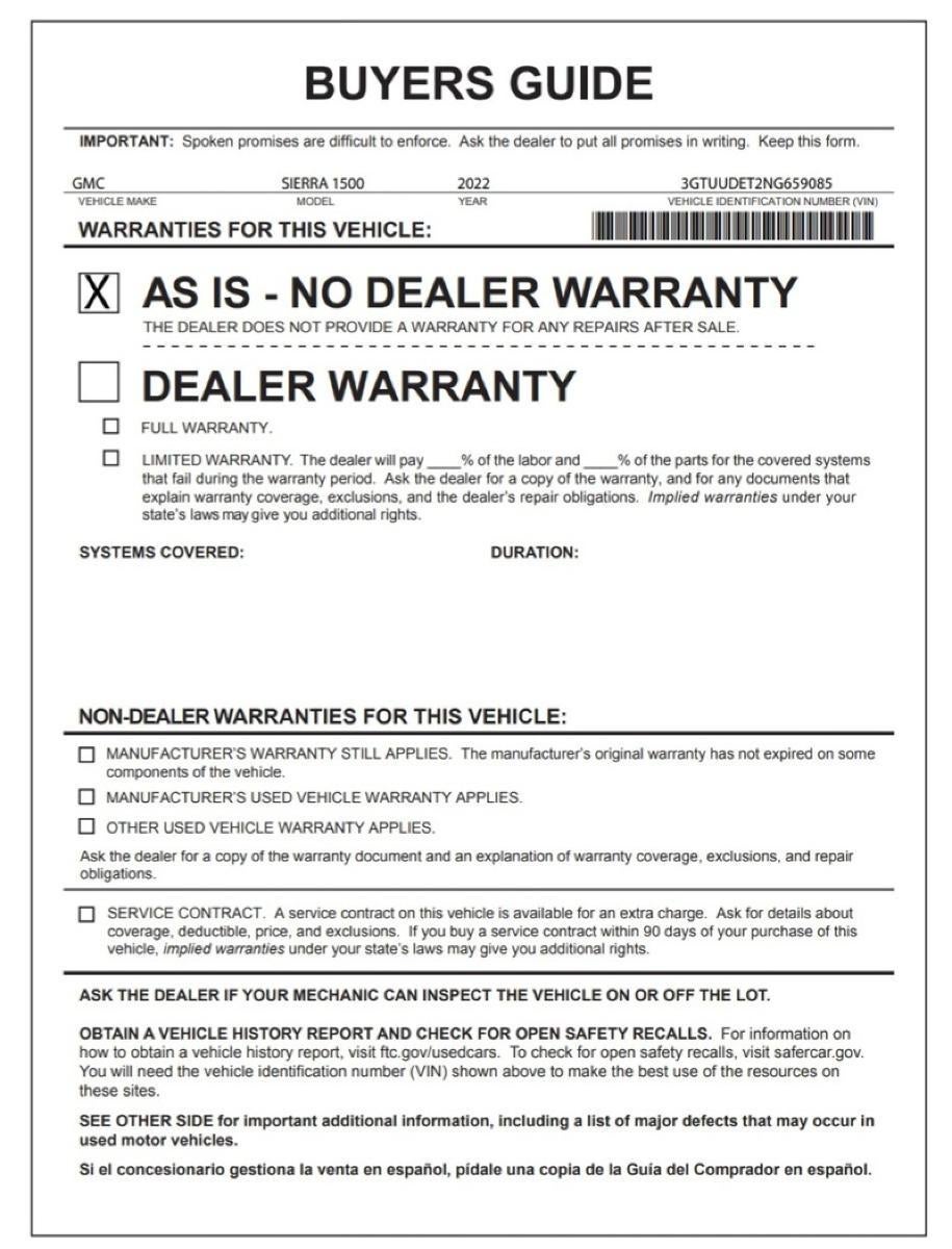 2022 GMC Sierra 1500 SLT