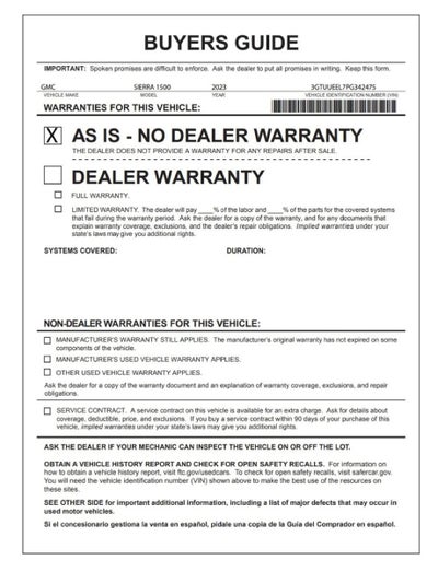 2023 GMC Sierra 1500 AT4