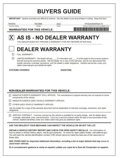 2022 Toyota Tacoma 2WD SR5