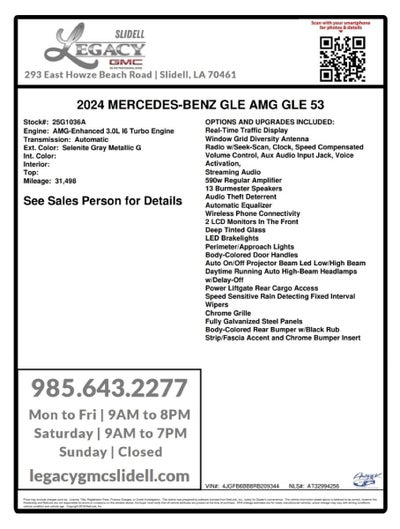 2024 Mercedes-Benz GLE AMG® GLE 53