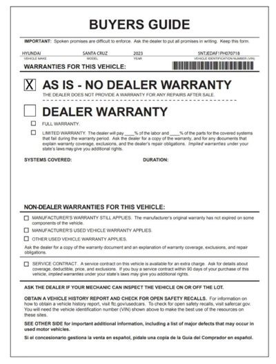 2023 Hyundai Santa Cruz Limited