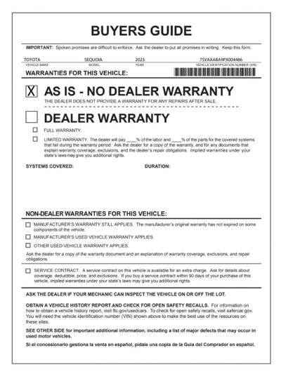 2023 Toyota Sequoia SR5