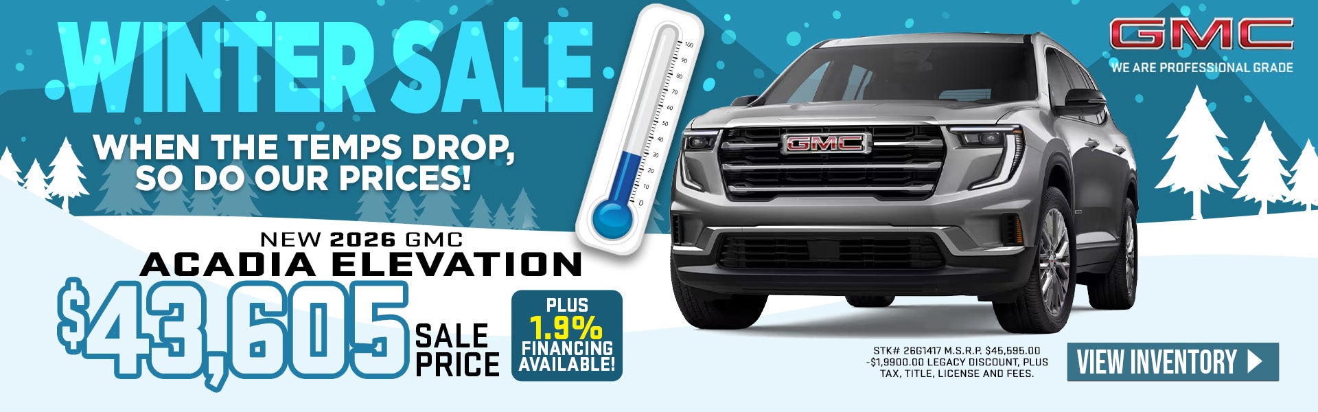 2026 GMC Acadia Elevation