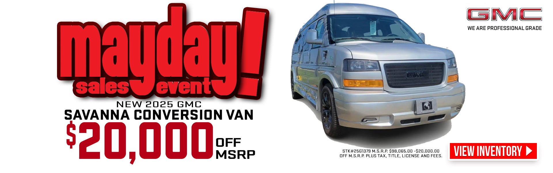 New 2025 GMC Savanna Conversion Van