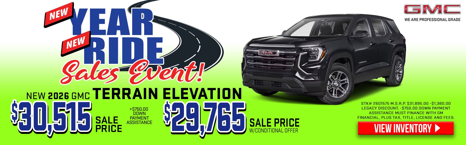 New 2026 GMC Terrain