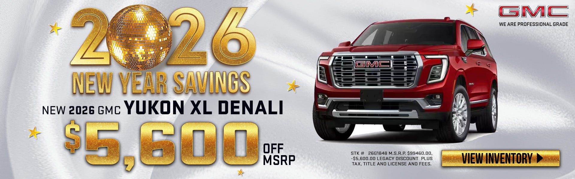 New 2026 GMC Yukon XL